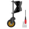 Lygoeege 4Inch Gate Wheel, 260lbs Capacity, Spring-Loaded Absorbing Solid Rubber