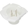 Shimomura Kogyo FV-665 Full Veggie Vegetable Holder (Rotary) White