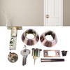 Door Knob Lock Universal Protection Entrance Keyed Double Side Interior