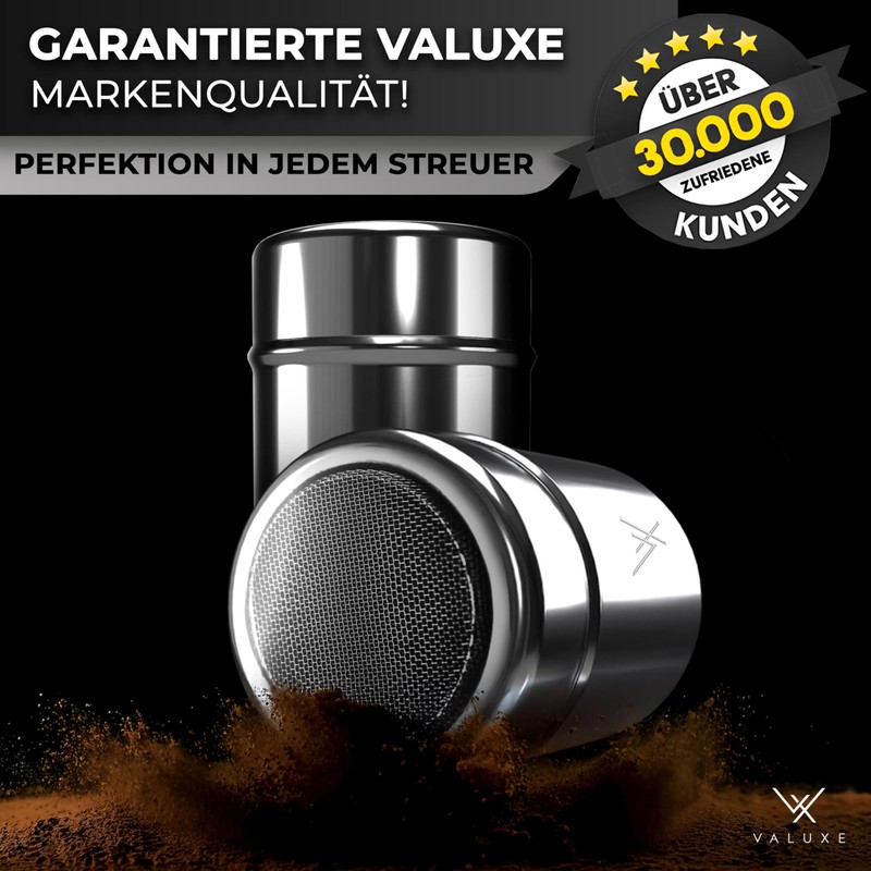 VALUXE® Icing Sugar Shaker Set in 2 Sizes - Stainless