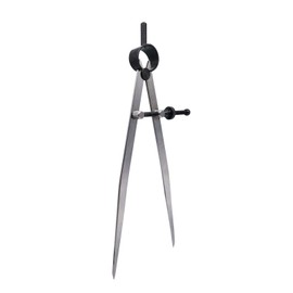 ZLKSKER 8 Inch Adjustable Lockable Steel Wing Divider, Leather Compass for Woodworking & Leather Craft, Marking & Scribe Tool