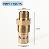 AIYOYOLIFE Air Compressor Check Valve 1/2 npt & 1/2 CFPC