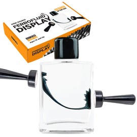 FerroFluid Display Toy Bottle – Dancing Magnetic Fluid STEM Toy – Interactive Liquid Metal Desk Toy with Neodymium Magnets – Educational Science Kit for Kids & Adults