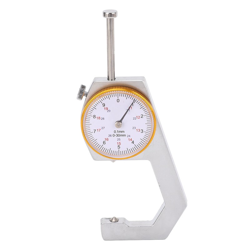 Thickness Gauge Tool Round Dial Indicator Handheld Portable Tester Caliper