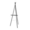 Deco 79 Easel, 22" x 24" x 67", Black