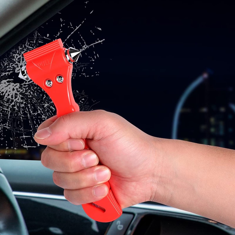 LETREEN 4 Pack Car Emergency Escape Window Break Hammer Safety