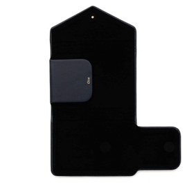 Double Flap Cardholder Black