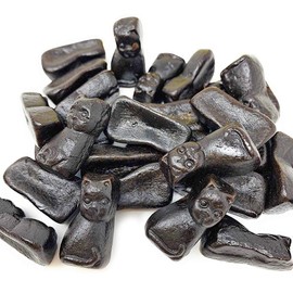 SweetGourmet Premium Dutch Licorice Cats | Gustaf's Sweet Black Licorice | 1 pound