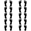 VWAQ Footprint Vinyl Decals - Peel and Stick Floor or
