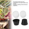 100 Set Hydroponic Grow Baskets Sponges Circular Planting Baskets Plant