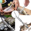 sinzau Fish Scaler, 304 Stainless Steel Professional Fish Scraper, Kitchen