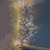Blue Cherry Blossom LED Lights for Bedroom Decor, BomKra Cherry