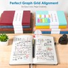OFFIGIFT Squared Paper Notebook A5, 312 Numbered Pages Hardback Leather