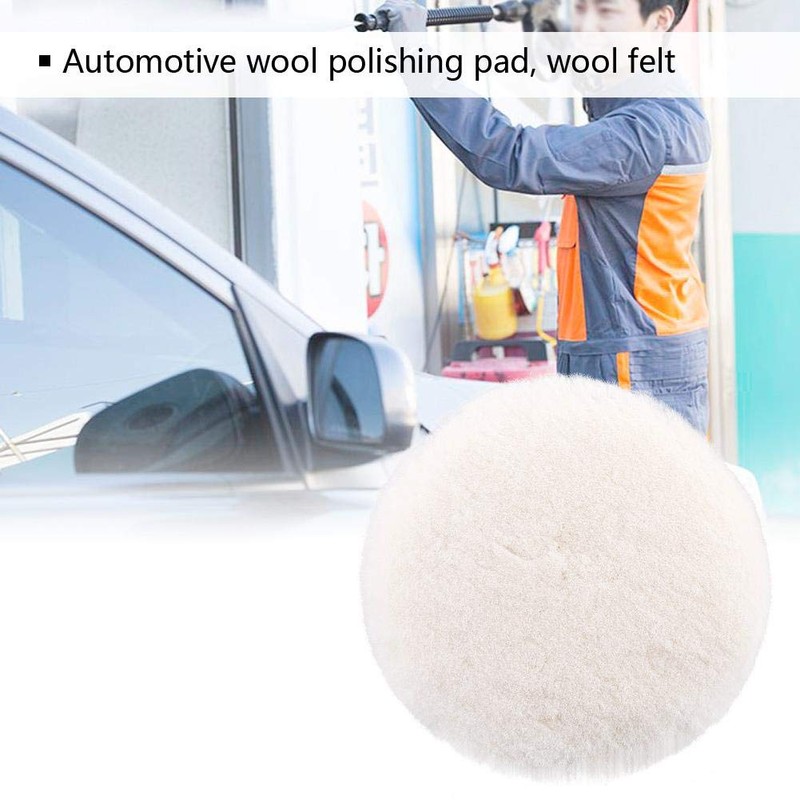 Car Wool Polishing Pad Auto Woolen Buffing Waxing Pad Polisher