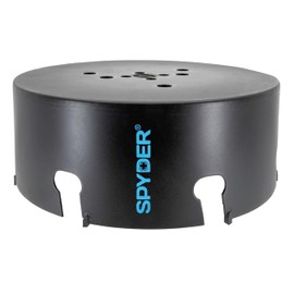 Spyder 6-5/8-Inch Diameter Carbide Tipped Hole Saw, for Fiber Cement Board, Wood, PVC, Plastic, Concrete Block, Ceramic Tile, and More (600054CF)
