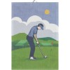 Ekelund Golf Player Kitchen Towel, NEW