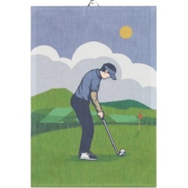 Ekelund Golf Player Kitchen Towel, NEW