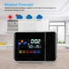 Indoor Projection LED Clock Thermometer Hygrometer Weather Forecast Snooze Perpetual