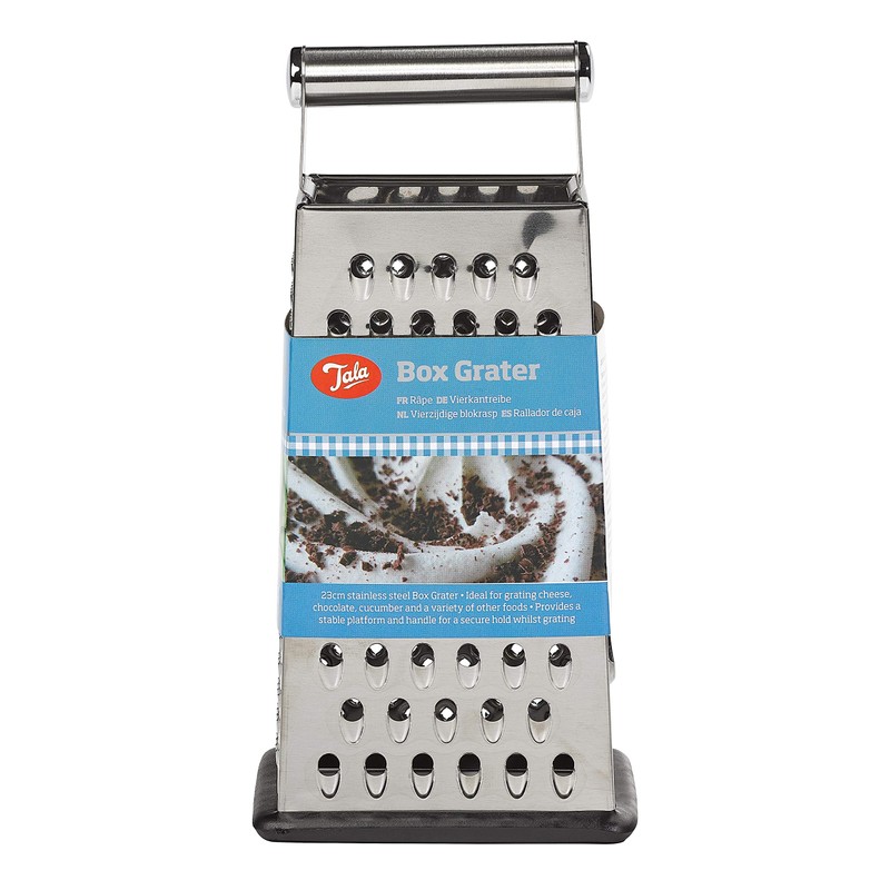 Tala Large Stainless Steel Box Grater with Non Slip Base