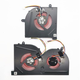 Fleshy Leaf GPU Cooling Fan Replacement for MSI GS63 GS63VR GS73 GS73VR GS62 MS-17B1 MS-17B2 MS-16K2 MS-16K3 Stealth Pro BS5005HS-U2L1 4-pin