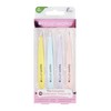 Brushworks HD 4 Piece Combination Tweezer Set - Mixed