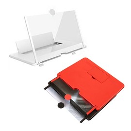 Smartphone magnification screen in 3 sizes / foldable for convenient storage 12 inch phone magnification screen (black) 2ea