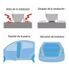 Estuchelandia Amortiguador Puerta Goma Silenciador Ruido Puerta Automotriz