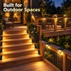 Solar Deck Lights Outdoor – Waterproof LED Step Lights for