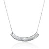Impressive 925 Sterling Silver Hand Hammered Pendant Necklace, 18" +