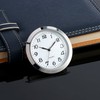 2-1/8 Inch (55 mm) Quartz Clock Insert, Zinc-Alloy Metal Case,