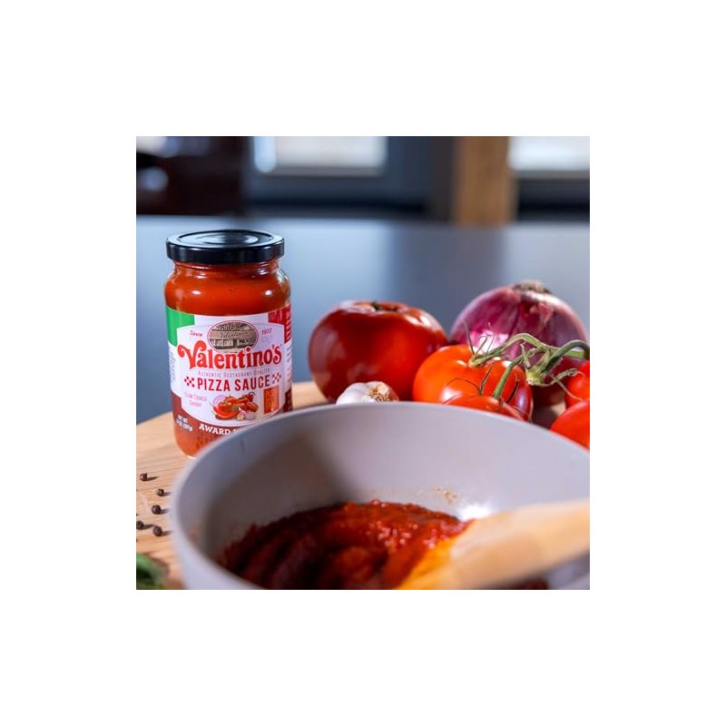 Valentino’s Pizza Sauce – 14 oz - Natural Simple Ingredients
