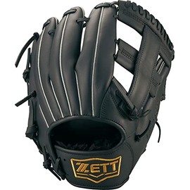 ZETT BSGB3920A Soft Baseball Glove Litex All-Round Right Throw Black (1900) Size: 3