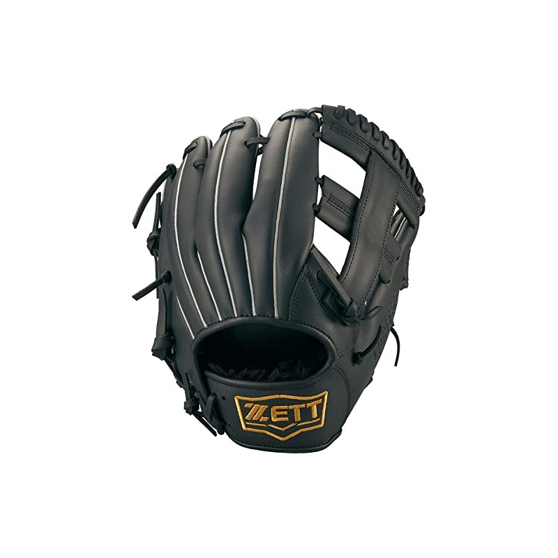 ZETT BSGB3920A Soft Baseball Glove Litex All-Round Right Throw Black