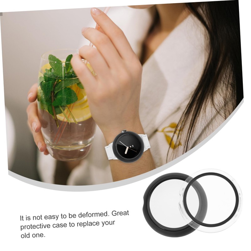 BIUDECO 2pcs Protective Watch Screen Covers for Pixel Watch Scratch