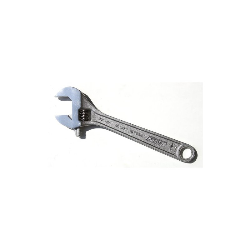 Irega 6" Adjustable Wrench, Triple-Chrome Finish, 77-6