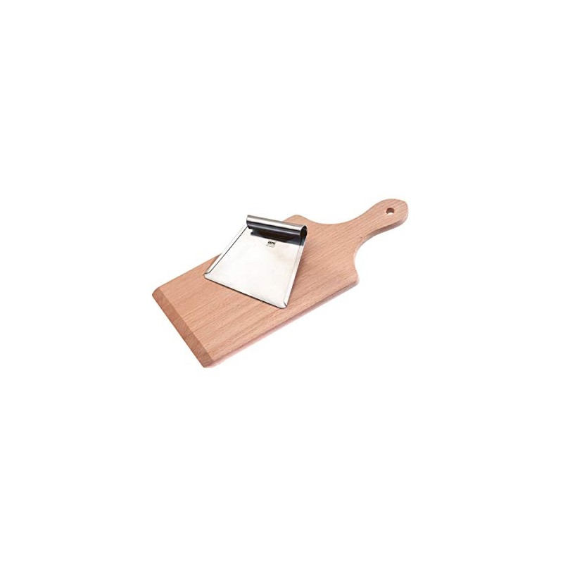 Gefu Spaetzle Scraper, Cutlery, for Dough, Accessories, Stainless Steel, 10995