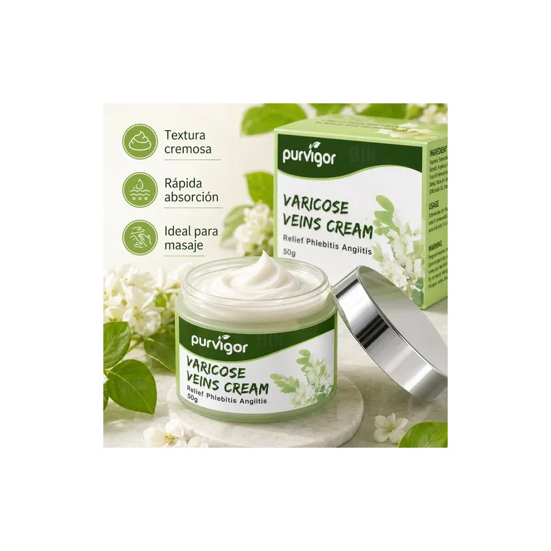 Crema Piernas Cansadas Hidratante Masaje Cuidado Varices 50g