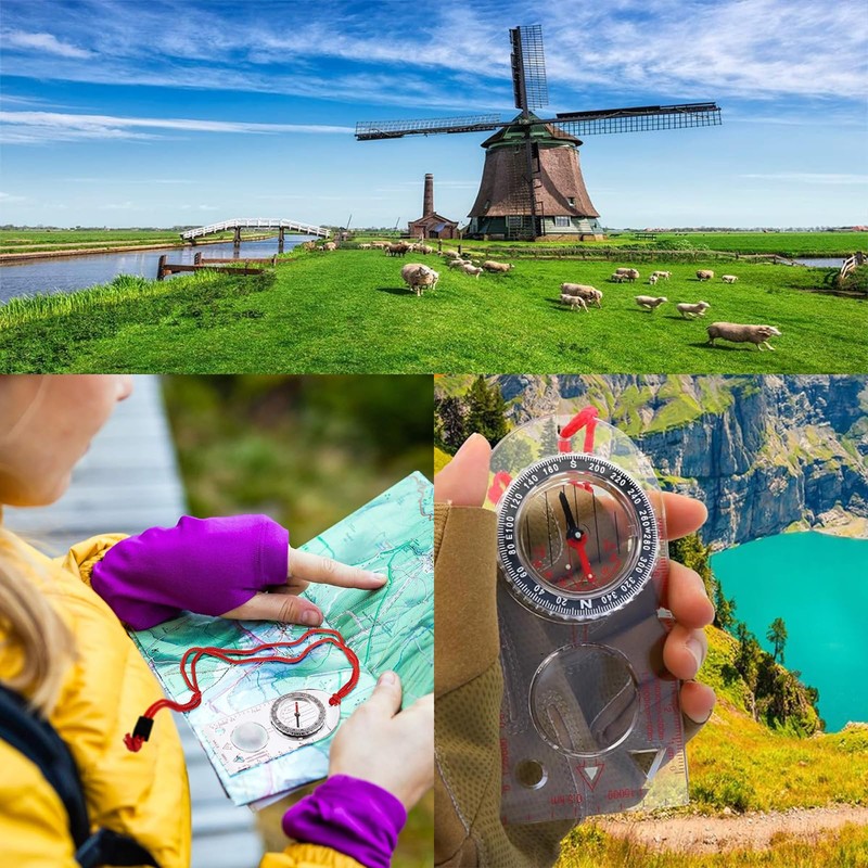 Compass Navigation, Two Super Practical Compasses, Lightweight and Small Compass