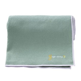 YogaWorks Waffle Yoga Rug, Jade Green, YW21712-05