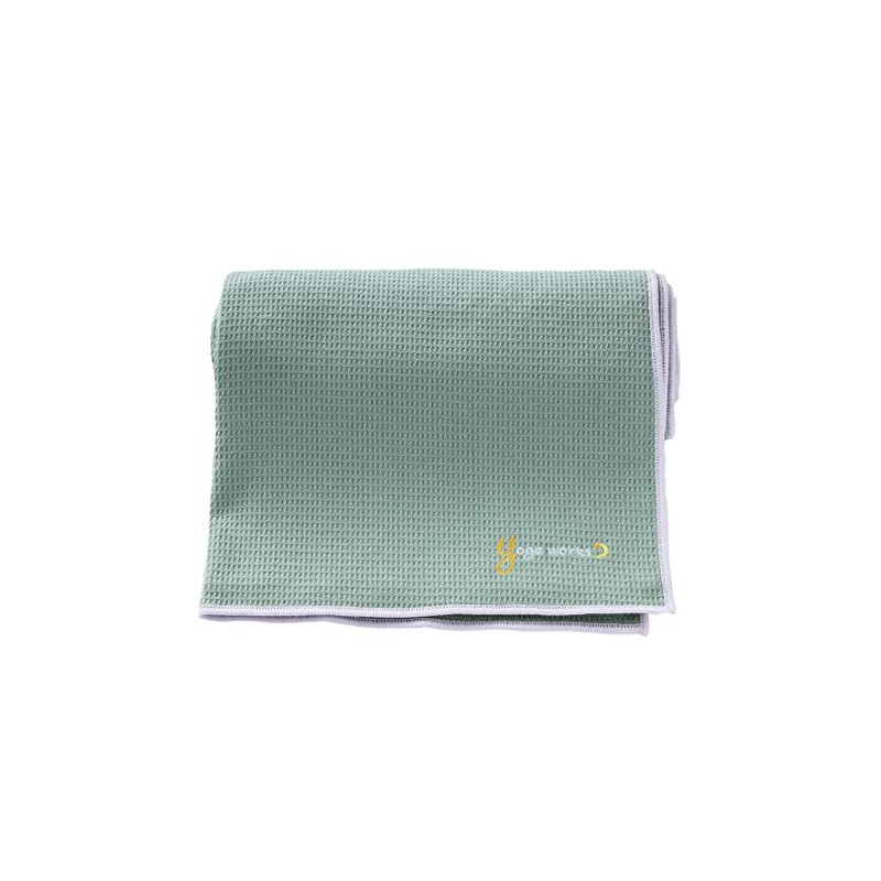 YogaWorks Waffle Yoga Rug, Jade Green, YW21712-05