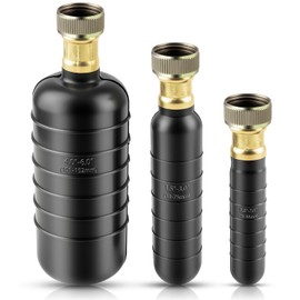 Devvicoo 3 PCS Drain Cleaning Bladder Kit, Fits 1" to 6" Pipes, Water Pressure Unclogger for Bathroom Sinks, Showers, Swimming Pools, Kitchen Sinks, Main Drains