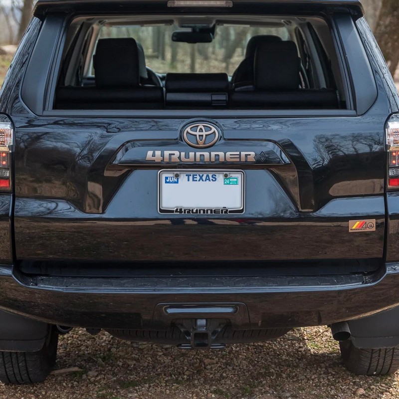 CHROMA 042613 Toyota 4Runner Metal License Plate Frame