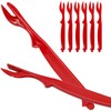 Opfiue 6PCS Crab Legs Crackers,Easy Opener Picks Tools Reliable Crackers