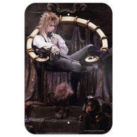 GRAPHICS & MORE Goblin King Jareth from The Labyrinth Sitting On Throne David Bowie Home Business Office Sign