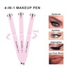 4 In 1 Waterproof Drawing Eye Makeup Long-Wear Eyeliner Highlighter