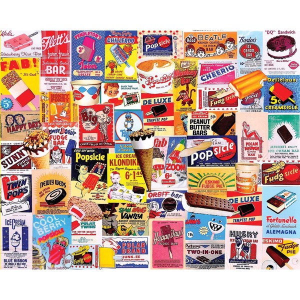 White Mountain Puzzles Ice Cream Bars - 1000 Piece Jigsaw