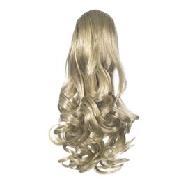 Love Hair Extensions Gushy Bird Draw String Synthetic Hair Ponytail Colour 18/22 Ash Blonde / Beach Blonde 14 -Inch