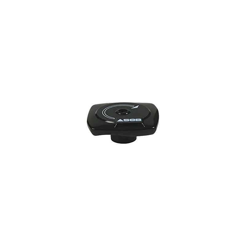 Seb Knob, Black, 12.7 x 5 x 5.08