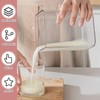 Greek Yoghurt Sieve Whey Separator: Simple Lid Milk Strainer with