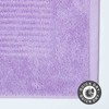 HOMESCAPES Imperial Plain Lilac Bath Mat 50 x 80 cm